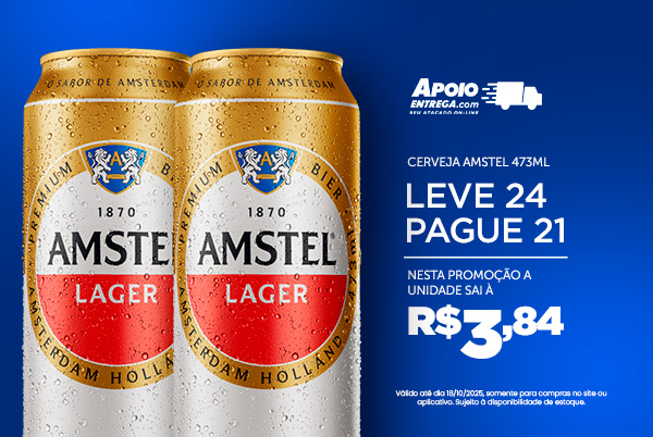 Cerveja Amstel 473ml 18/10